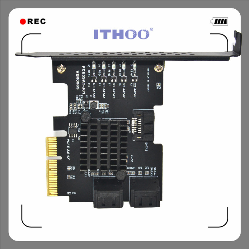 PCI-E 4X GEN3תsata3.0������չ��5��6Gת����չIPFSӲ��JMS585