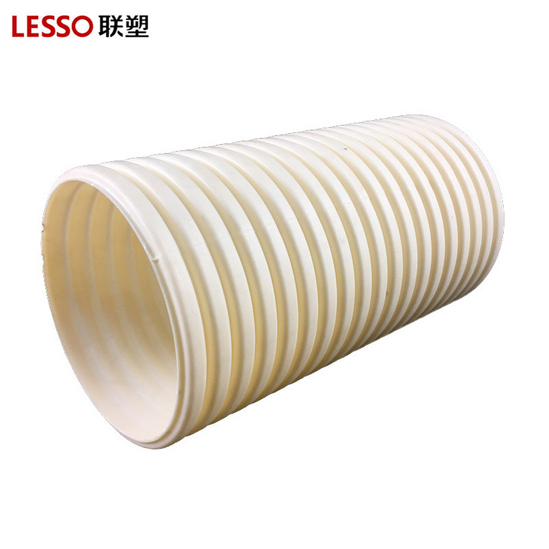 PVC-U双壁波纹管通信穿线管排污排水地埋双层耐压排污管pvc加筋管-阿里巴巴