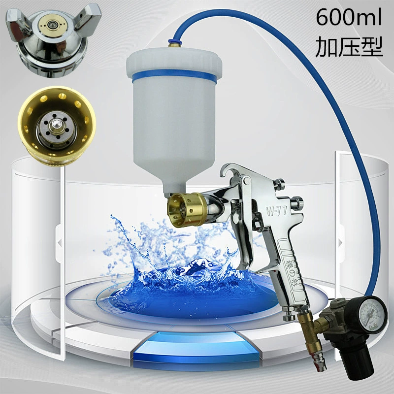 W-77 Разноцветный Краскораспылитель вода в воде Римская колонна Увеличенный верхний горшок с 6 отверстиями имитация мраморной краски Гранитный Краскораспылитель