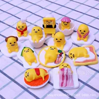 Японская игрушка Gudetama (жёлток), ленивое яйцо, маленькая качающаяся фигурка, креативный подарок, слепая упаковка