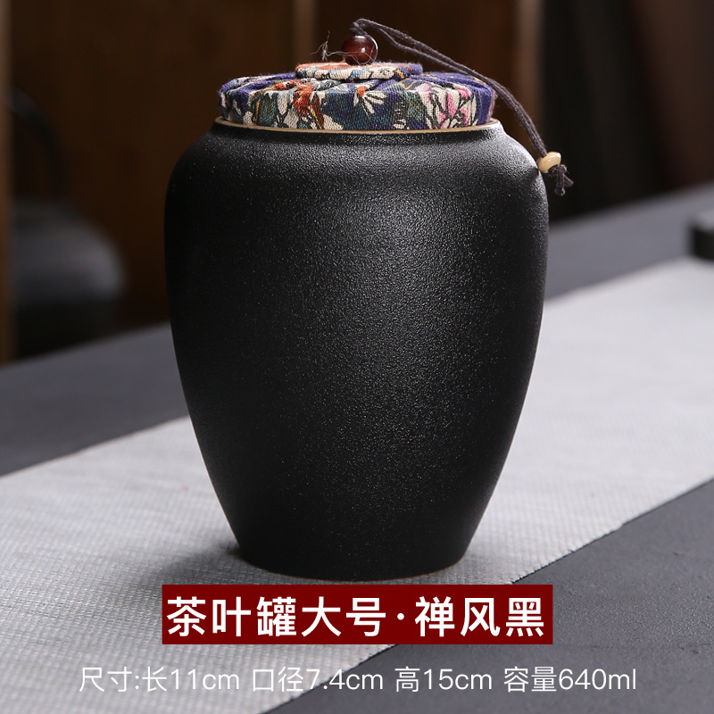 Fábrica al por mayor de cerámica tetera sellada tarro pequeño tamaño hogar almacén de té portátil juego de té pequeño tetera personalización