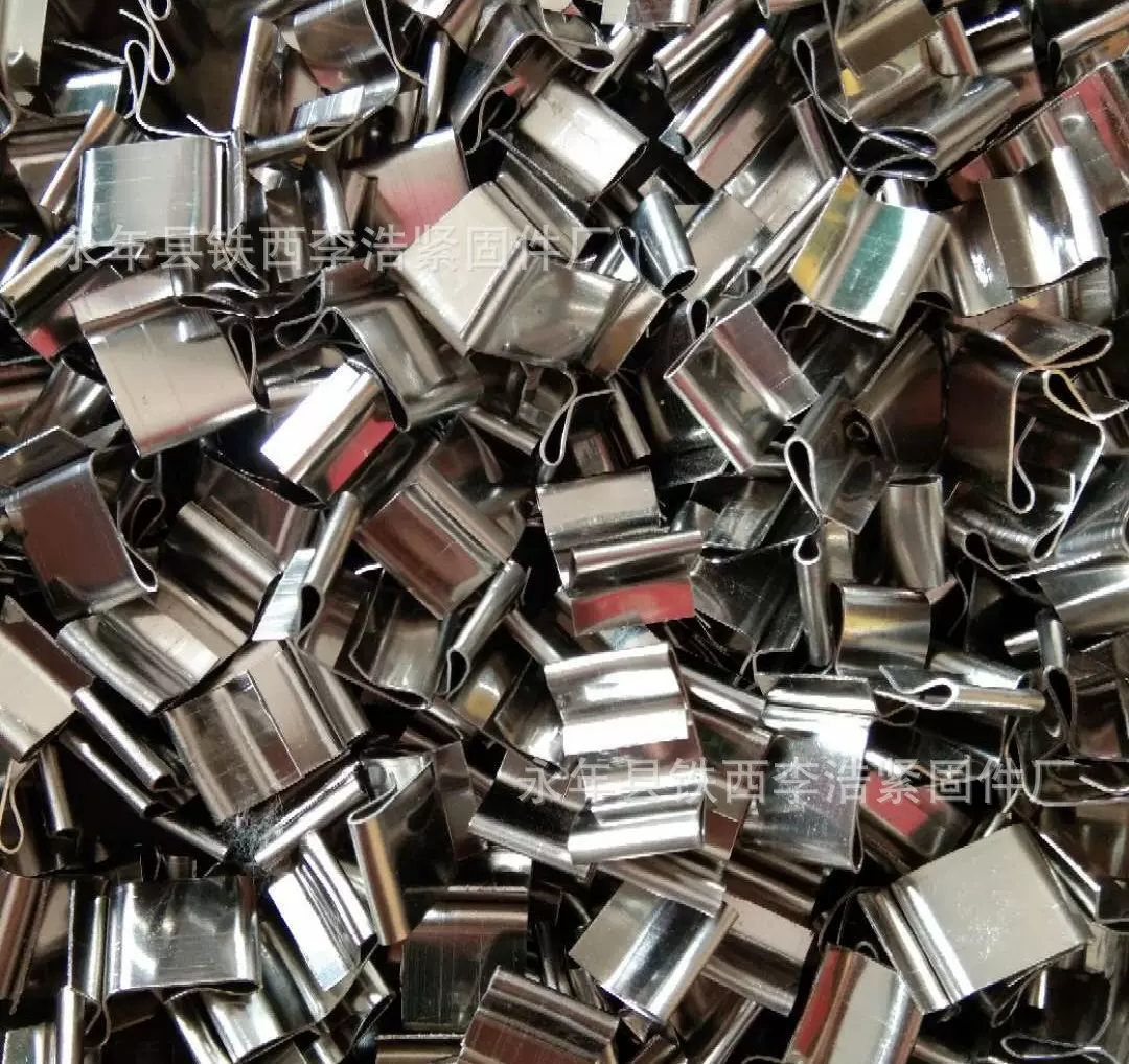 桥架盖板焊扣 弹簧扣 免焊扣 桥架盖板锁扣 65锰钢免焊扣 小中号