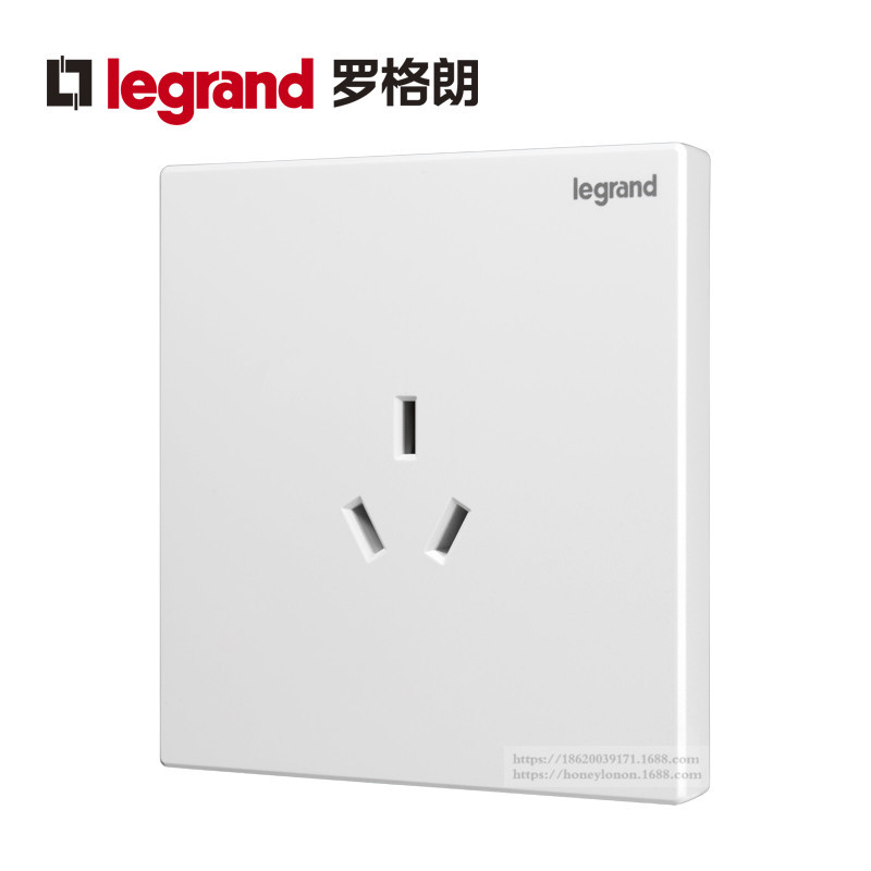 Legrand/罗格朗 逸景系列 10A三扁插座_玉兰白K8/426/10S