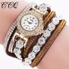 Women Rhinestone Bracelet Watches Ladies Quartz Wristwatches