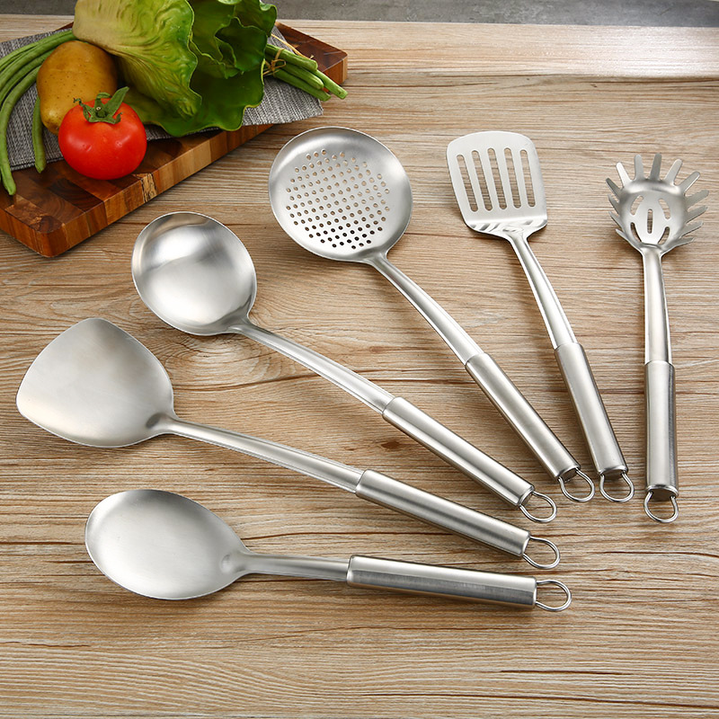 Factory wholesale 201 Stainless steel kitchenware Spatula a soup spoon Cooking utensils cooking Kitchen utensils