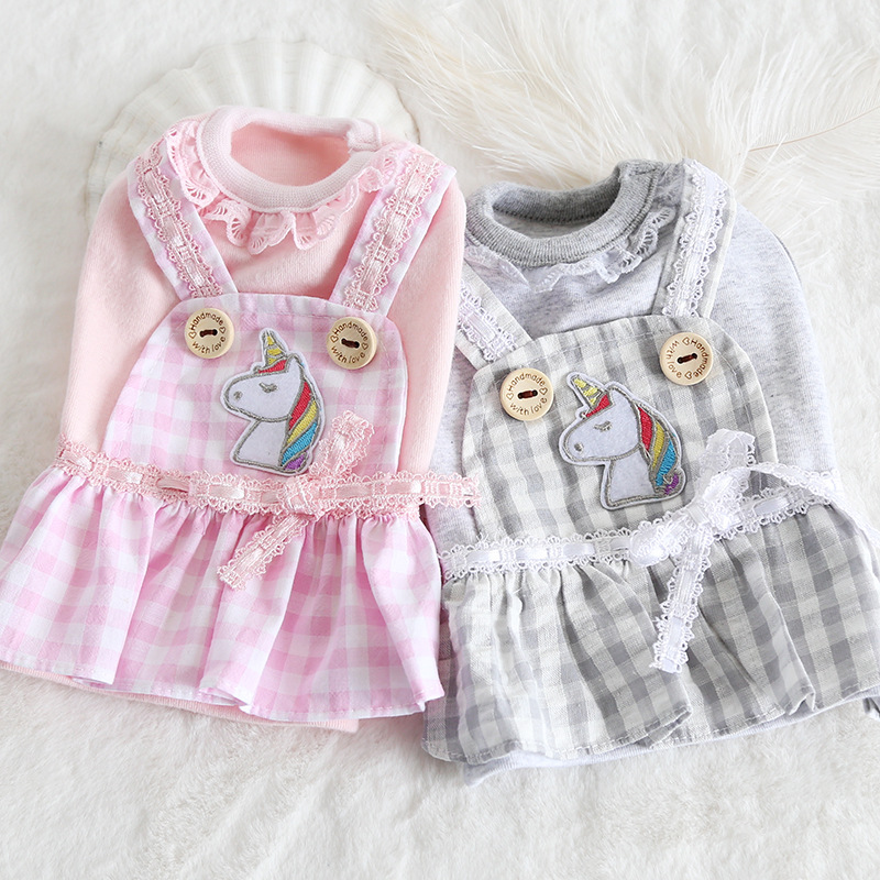 独角兽娃娃背带裙