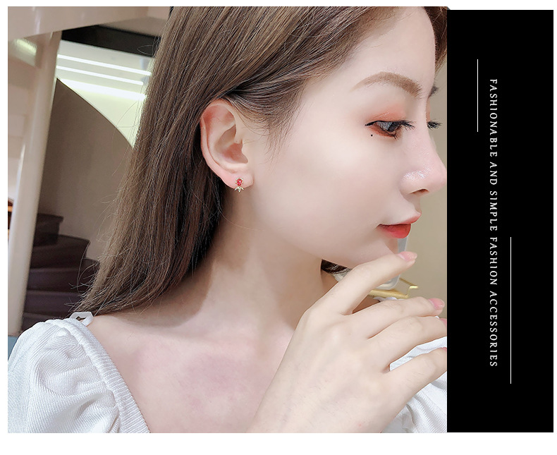 Winter New Year Six-piece Earrings Women Simple Fashion Earrings display picture 10