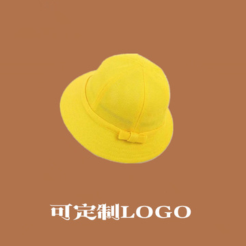 日本小学生帽子夏天幼儿园班帽定制小黄帽渔夫帽男女儿童亲子盆帽 阿里巴巴