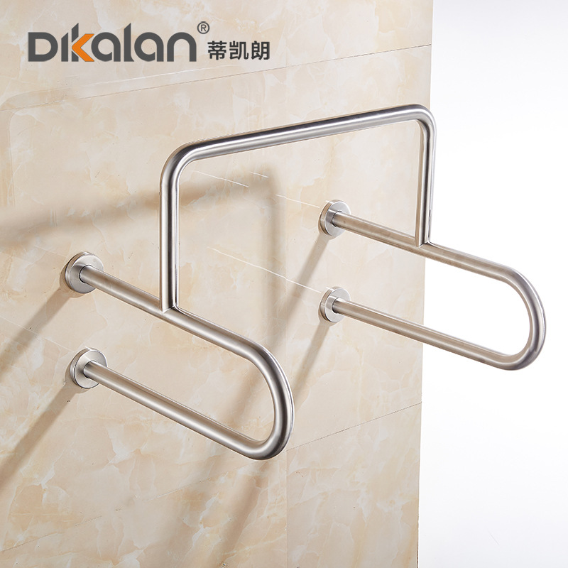 老人残疾人厕所马桶304不锈钢扶手无障碍卫生间安全防滑浴室扶手