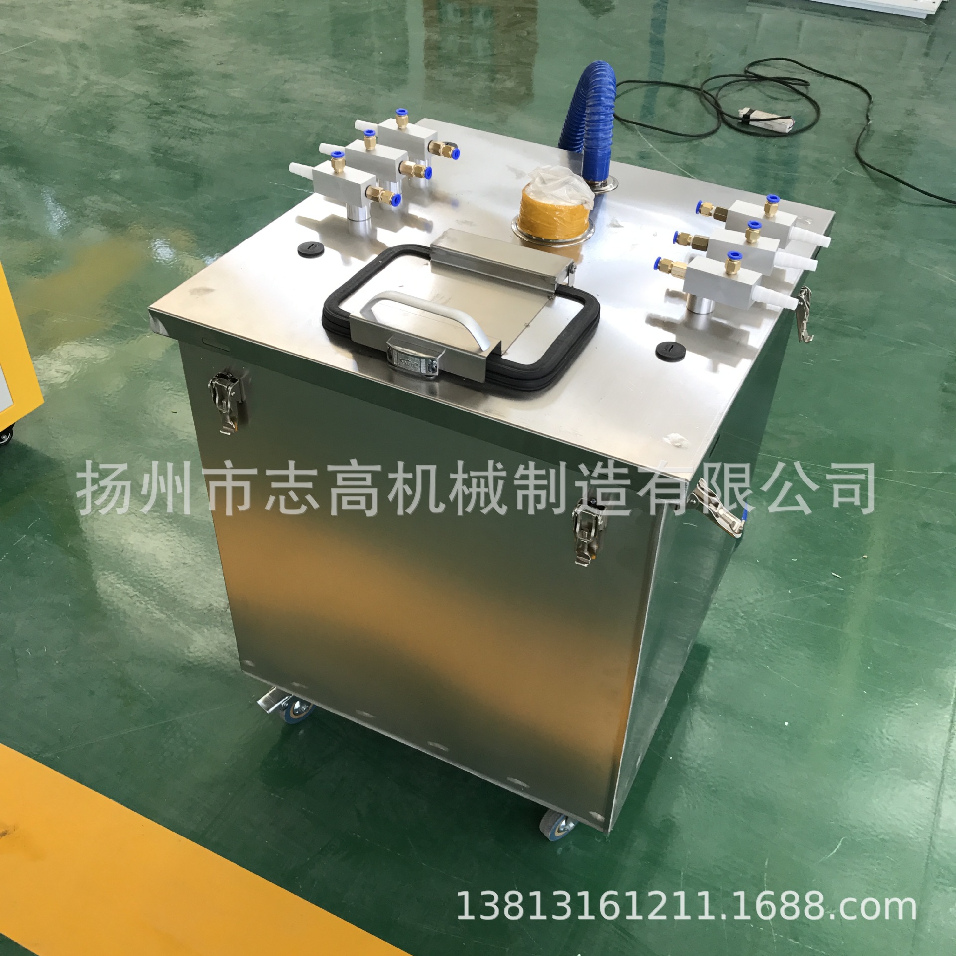 自动喷粉流化粉桶 方形流化粉箱  集中粉桶