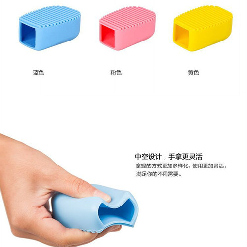 Factory direct sales super popular hand-held candy color mini silicone laundry brush washboard lightweight cleaning brush