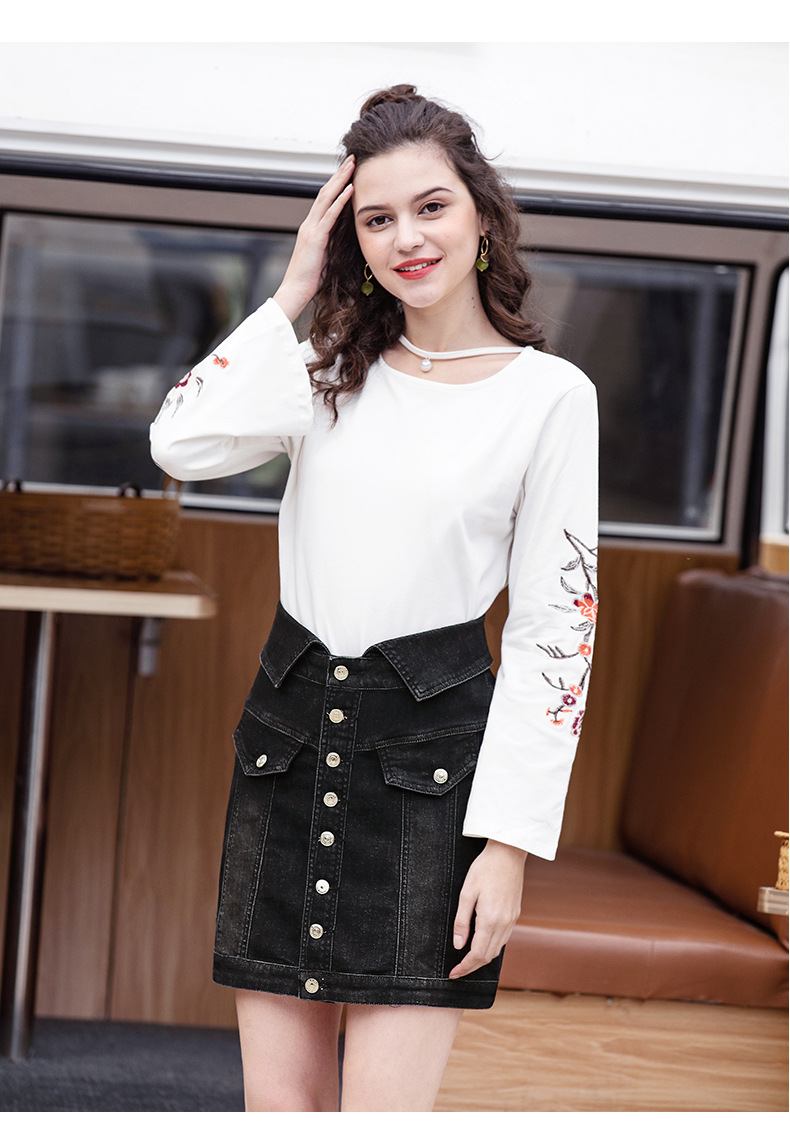 Jupe femme CARTE DES POISSONS en Cow-boy - Ref 3330457 Image 29