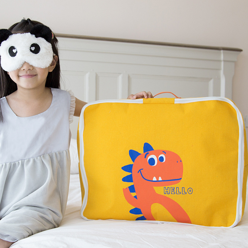 厂家直销被子收纳防尘袋幼儿园午睡被子收纳包帆布防潮防水手提袋|ms