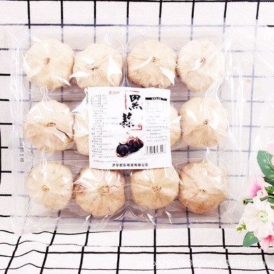 直供大蒜食品黑蒜多瓣500g大量批发 山东济宁金乡特产OEM礼品订制|ru