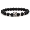 Dumb black silver crown