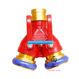 Пожарный двухходовой распределитель воды, двусторонний распределитель воды, красивый, высококачественный, быстрое продвижение интерфейса, прямые продажи с фабрики, переключатель ручки шарового крана