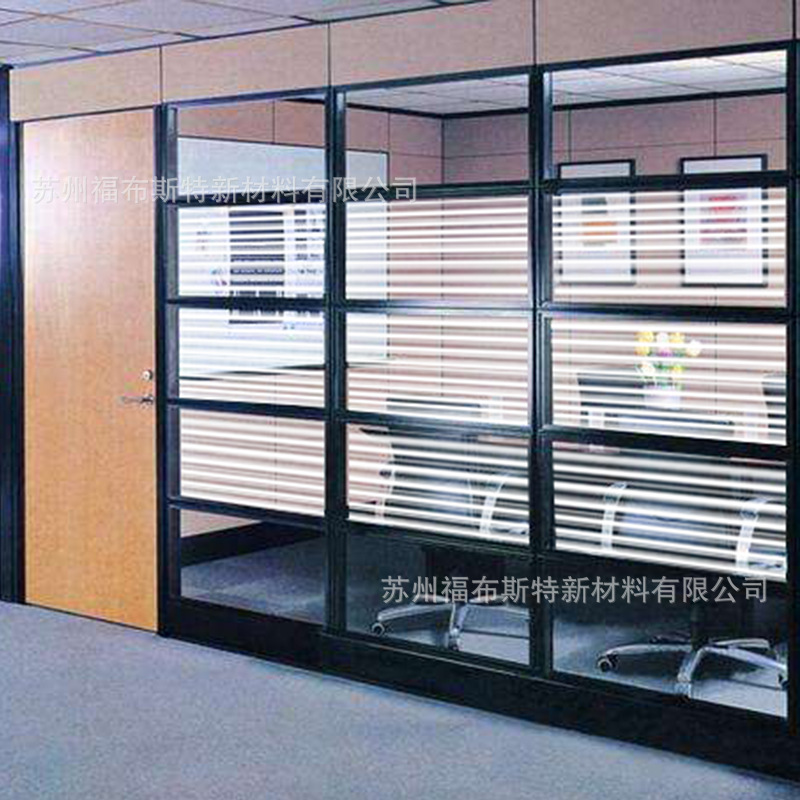 条纹装饰膜淡雅条纹白色橱窗玻璃移门隔断玻璃贴膜建筑玻璃贴纸