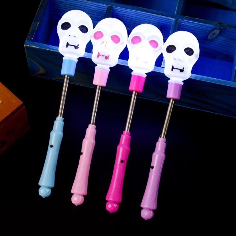 Halloween calabaza fantasma cabeza hebilla etapa rendimiento suministros Ghost Festival partido tocado luminoso cráneo diadema apoyos