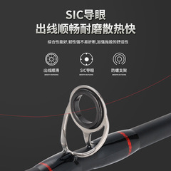 Kemailon Carbon Lure Rod M Adjustable Gun Handle Straight Handle Ultra-Light Ultra-hard Boat Fishing Rod AliExpress Cross-Border