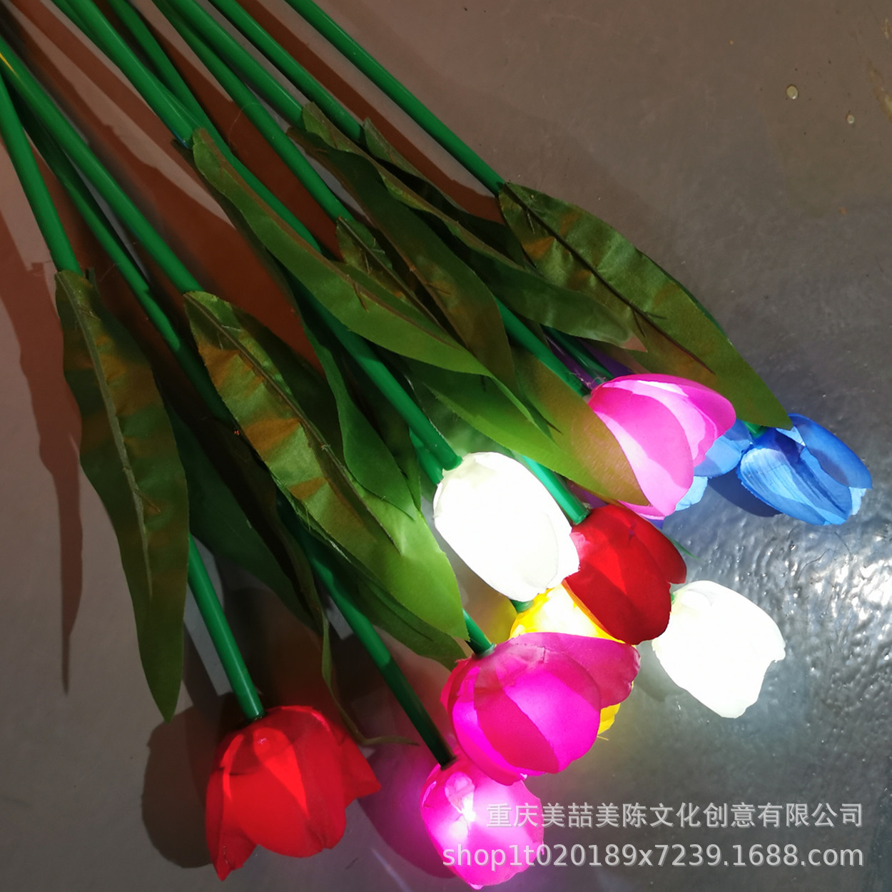户外防水玫瑰花插地灯郁金香花海灯麦穗灯夜景亮化led花朵草地灯-阿里巴巴