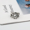 Metal fashionable ring, accessory, punk style, wholesale