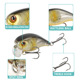 Shallow Diving Wake Bait 38mm 4.6g hard baits bass trout Fresh Water Fishing Lure