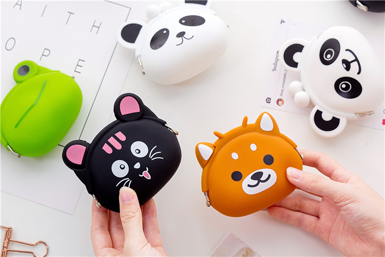Women's Animal Silica Gel Buckle Coin Purses display picture 2