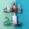 The bathroom bathroom shelf is free of punching corner iron storage rack kitchen triangle storage rack bathroom corner rack