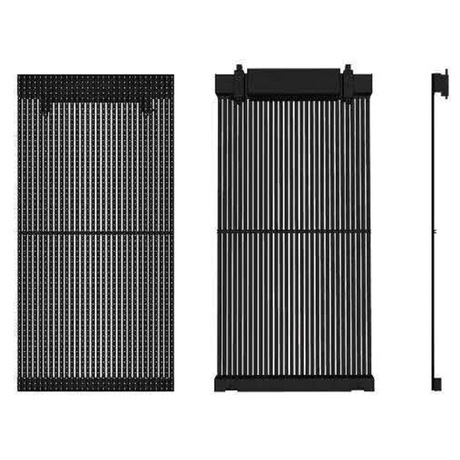 户外透明led显示屏 透明广告LED格栅屏 灯条屏通透led幕墙屏大屏