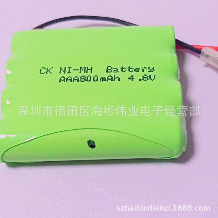 厂家直销4节4.8V800MAH电池。AAA800MAH4.8V电池