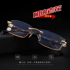 CR802 reading glasses with edge processing, progressive color, diamond edge, stylish finished glasses for men