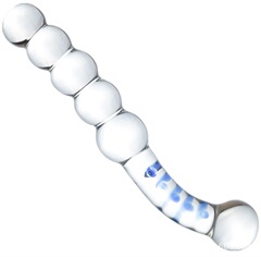 The new transparent glass bead anal plug for women in the back yard, adult sex toy for women and men, has been replaced by the manufacturer.