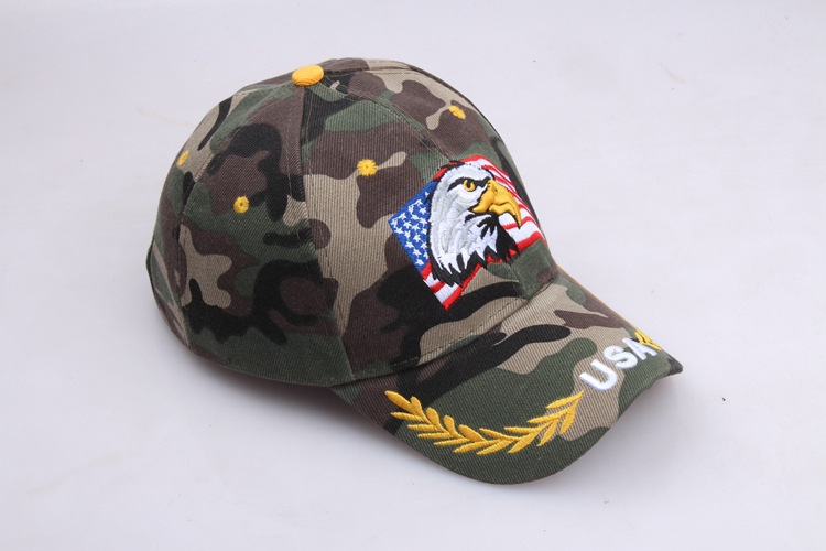 Lanyin Eagle Flag Five Point Star bestickter Baseball-Entenzungen-Sonnenhut Tide_voghion.com