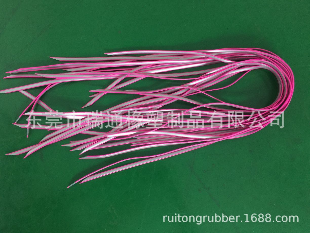 厂家直销双色硅胶镜带 游泳眼镜硅胶条 TPE镜带子