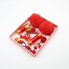 Velvet children's hairgrip, cute hair accessory girl's, set, gift box, wholesale