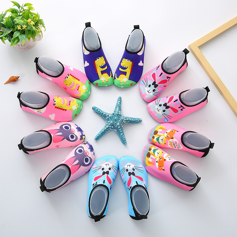 children Sandy beach soft sole ventilation Upstream shoes Wading Barefoot Soft shoes Diving shoes Wading shoes Swim shoes