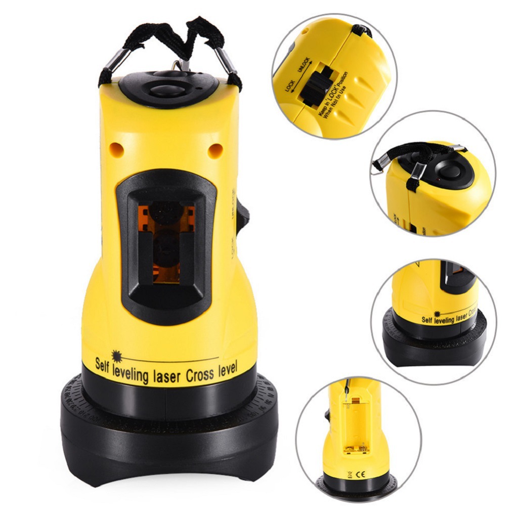 Medidor de seguridad automático de segunda línea Medidor de nivel láser cruzado Medidor de marcado láser Medidor de medición de línea infrarroja SL-202