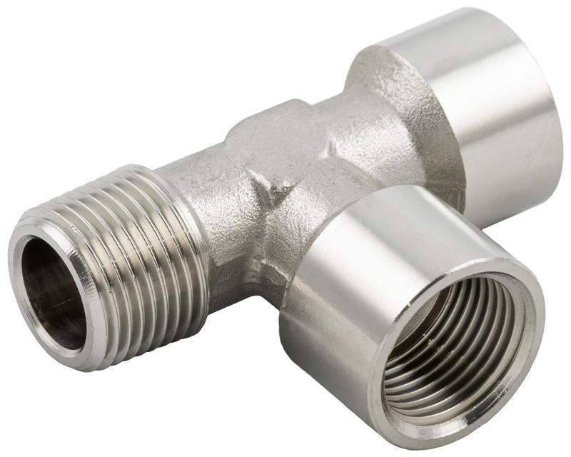 意大利安耐AIGNEP 不锈钢直 T型三通螺纹接头62450 替代乐可利SMC