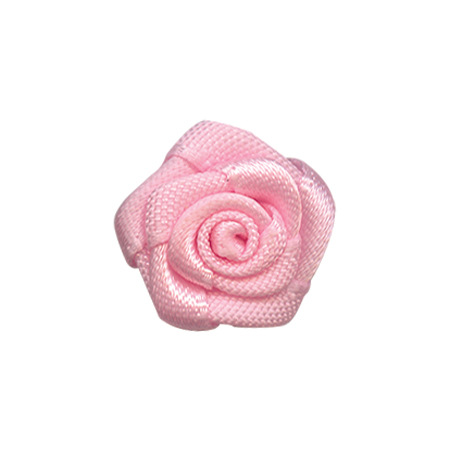 Yao Ming cinta tocado Decoración Ropa Rosa pequeña flor hecha a mano DIY de tres puntos de cinco ángulos cinta de poliéster Rosa pequeña flor