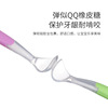 Children's multicoloured silica gel spoon for new born, tableware for training