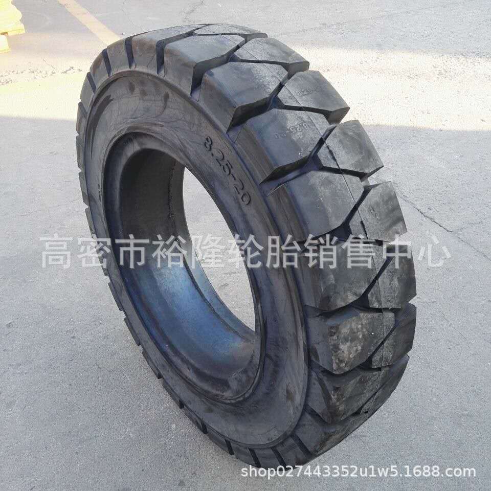 工程轮胎28x9-15叉车实心6.50-10钢圈填充8.25/9.00/10.00-15-20