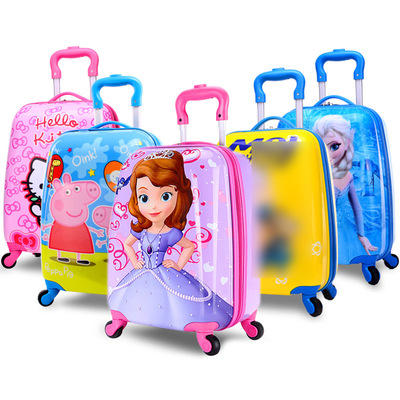 批发定制儿童拉杆箱18寸学生旅行箱卡通书包幼儿园赠品可印logo|ms