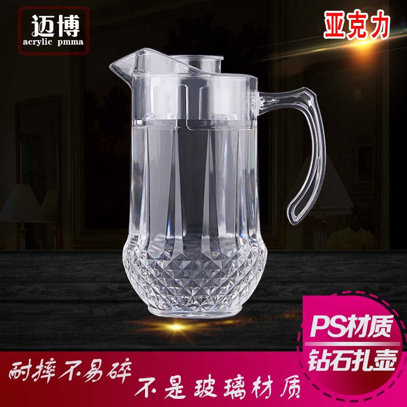 PC olla de jugo caliente resistente a las caídas de plástico olla de diamante integrada gran capacidad vientre bebida fría botella de agua fría resistente a las caídas lote de fábrica