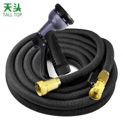 2019 automatic Telescoping Car Wash Water pipe Telescoping Garden watering hose Brass fittings+Latex inner tube