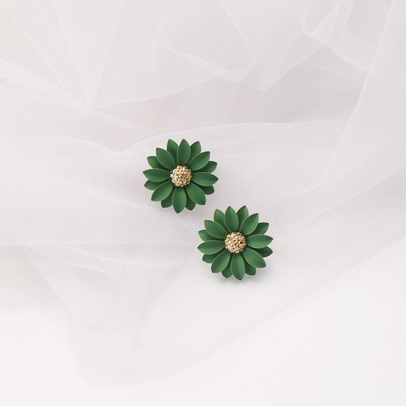 1 Pair Sweet Flower Alloy Women's Ear Studs display picture 3