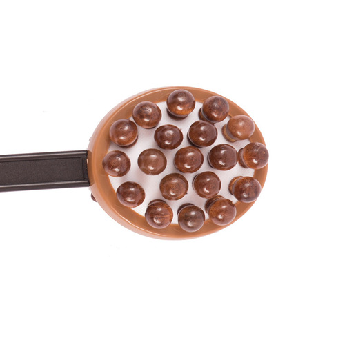 Massage Hammer Promise 106 Handheld Wooden Clapping Massage Hammer, Ball Roller Health Meridian Hammer Back Scratcher Massage Device