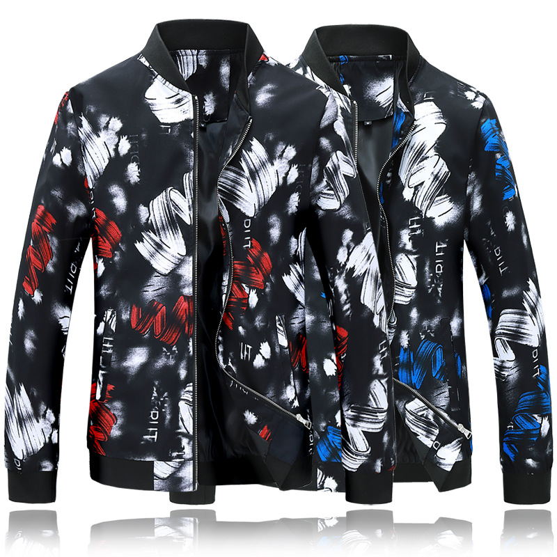 2019 new autumn and winter men's decor oversized jacket casual coat multi combination men's slim jacket