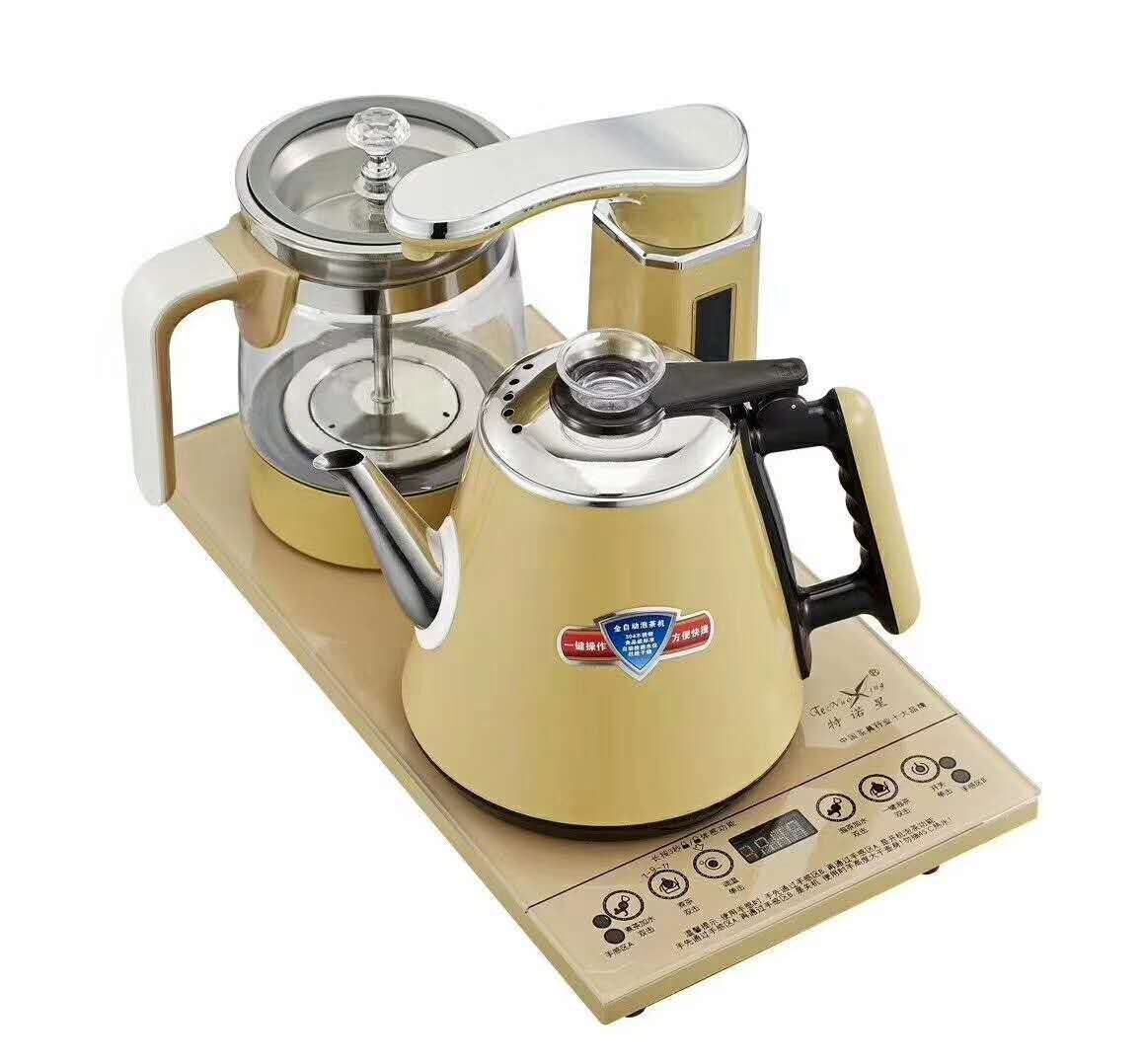 特诺星 智能全自动上水 烧水煮茶 三合一嵌入式电热水壶保温 泡茶|ru