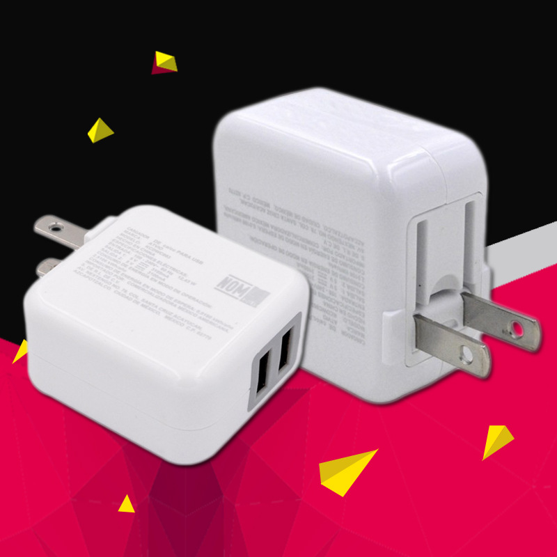 Manufactor Direct selling Mobile phone charger usb Folding travel fast Charger 5V3100mA Cross-border sourcing