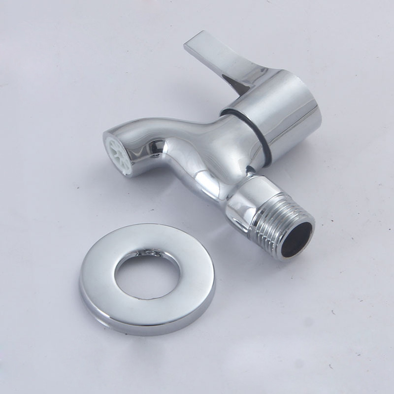 Mop sink faucet factory wholesale household quick-opening, all-copper, 4-inch thickened faucet, flat faucet Application Scenario